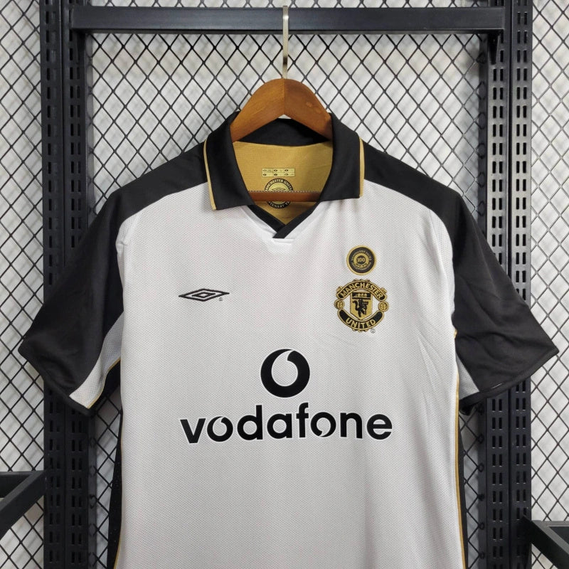 Camisa Manchester United Edição 100 Anos - DUPLA FACE - Masculina Versão Retrô
