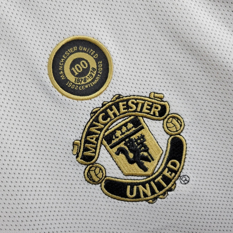 Camisa Manchester United Edição 100 Anos - DUPLA FACE - Masculina Versão Retrô