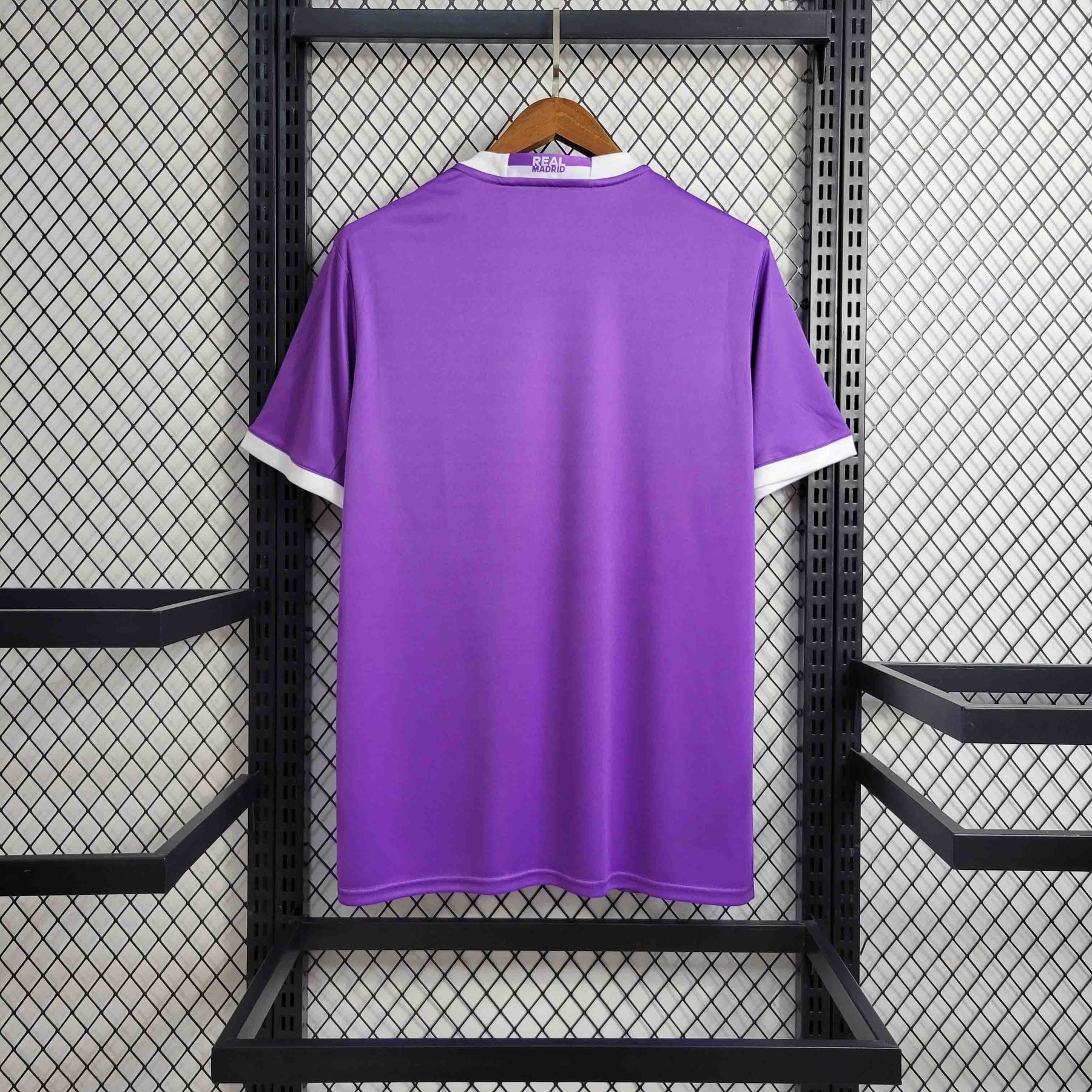 Camisa Real Madrid 17/18 Roxa - Versão Retrô