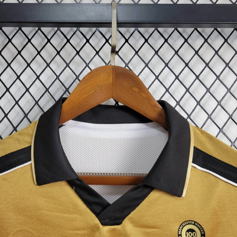 Camisa Manchester United Edição 100 Anos - DUPLA FACE - Masculina Versão Retrô
