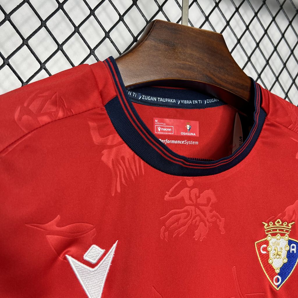 Camisa Osasuna Hime 24/25 - Torcedor Masculina