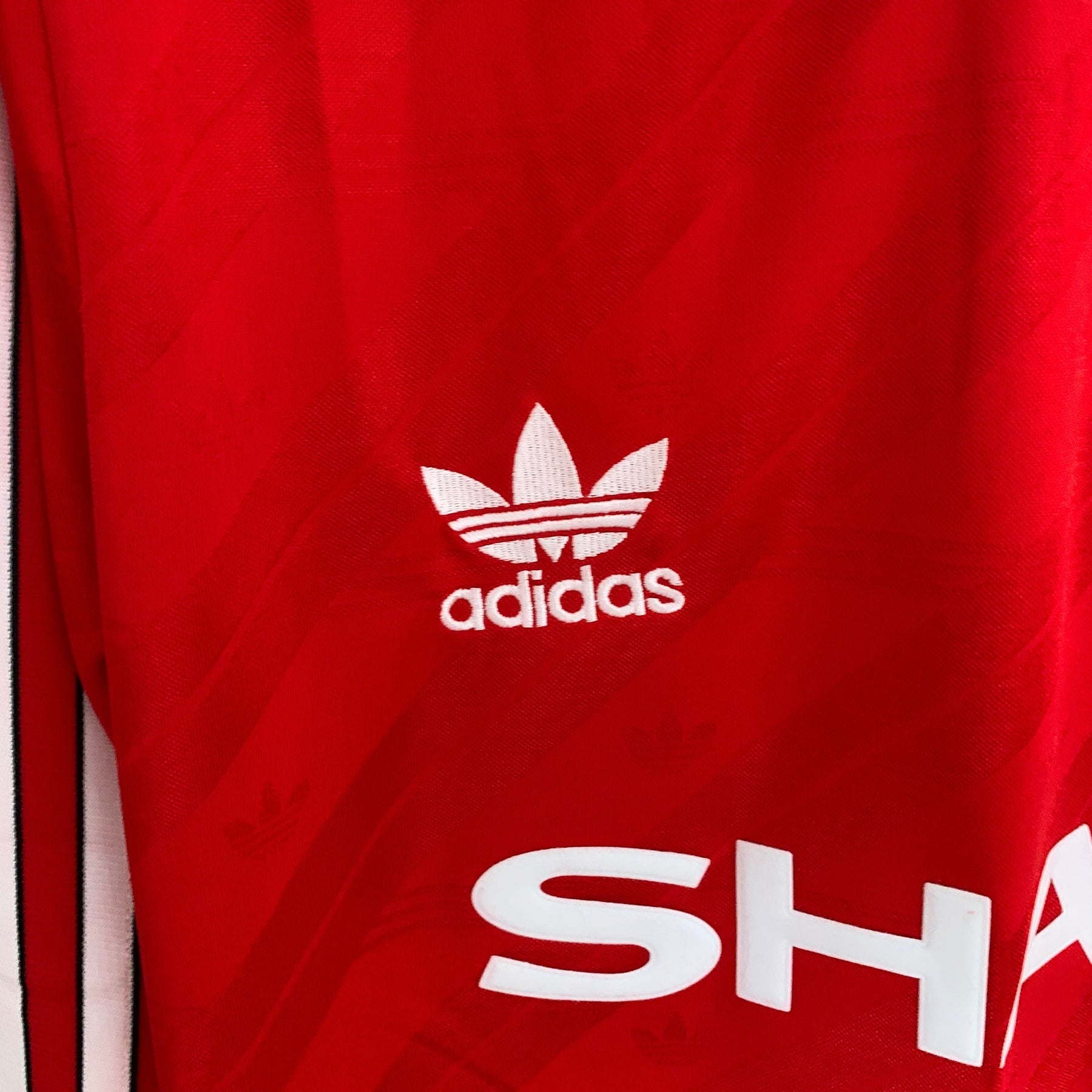 CAMISA RETRÔ MANCHESTER UNITED HOME MANGA LONGA 86/88