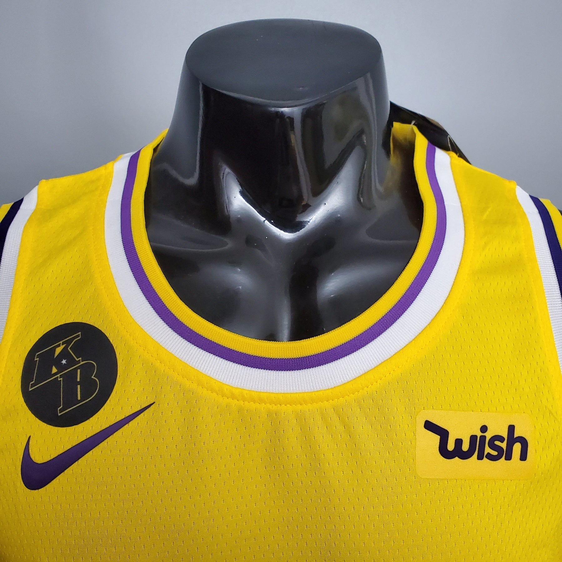 Camisa NBA Lakers #24 Bryant Commemorative Yellow - 23/24