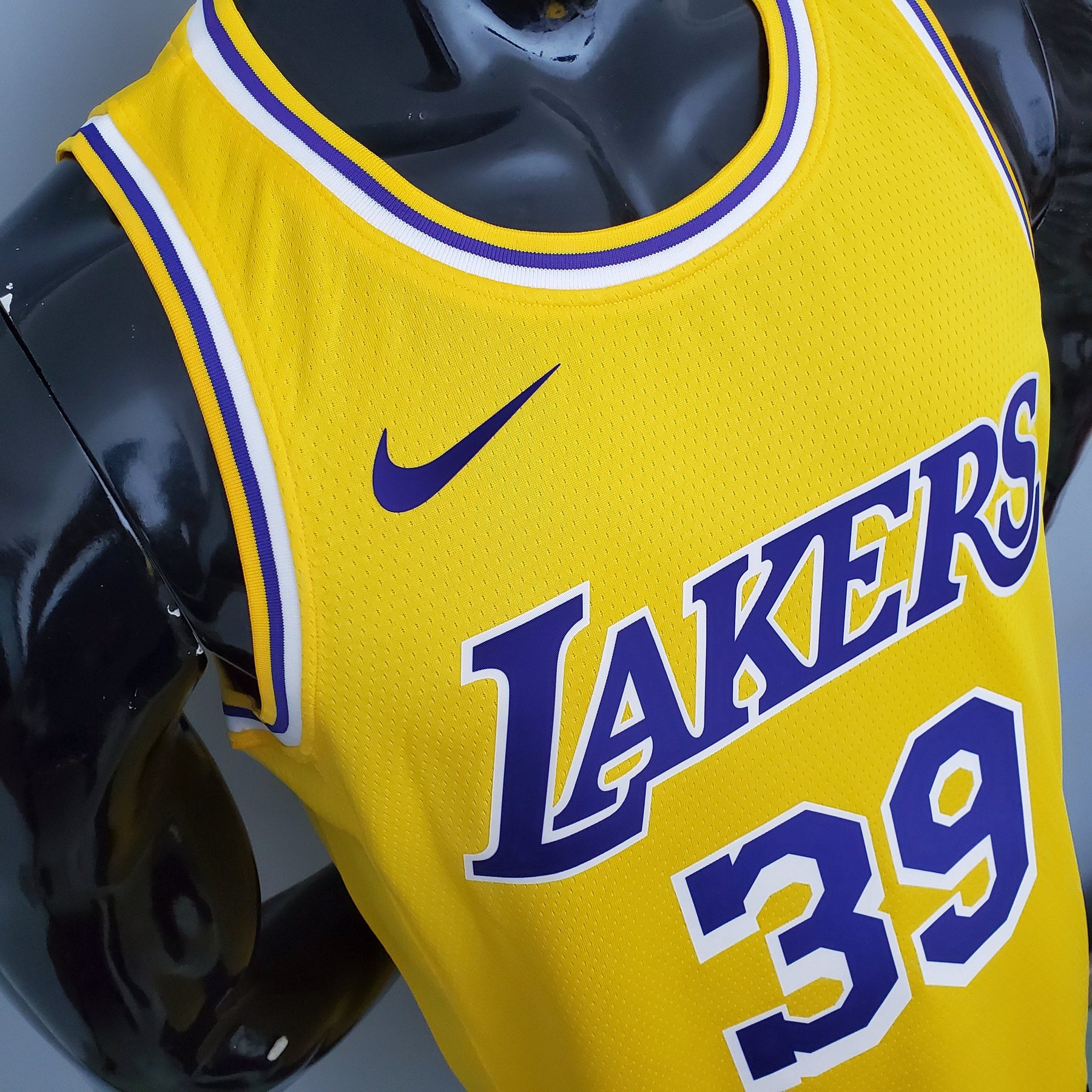 Camisa NBA Lakers #39 Howard Crew Neck Yellow - 23/24