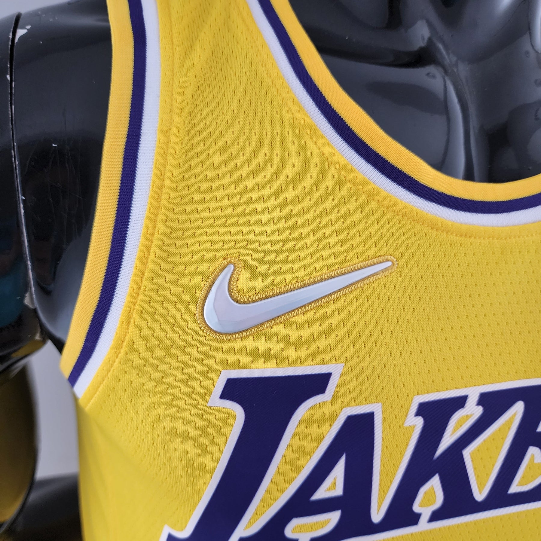 Camisa NBA Lakers #95 Toscano Amarela 75° Aniversário - 23/24