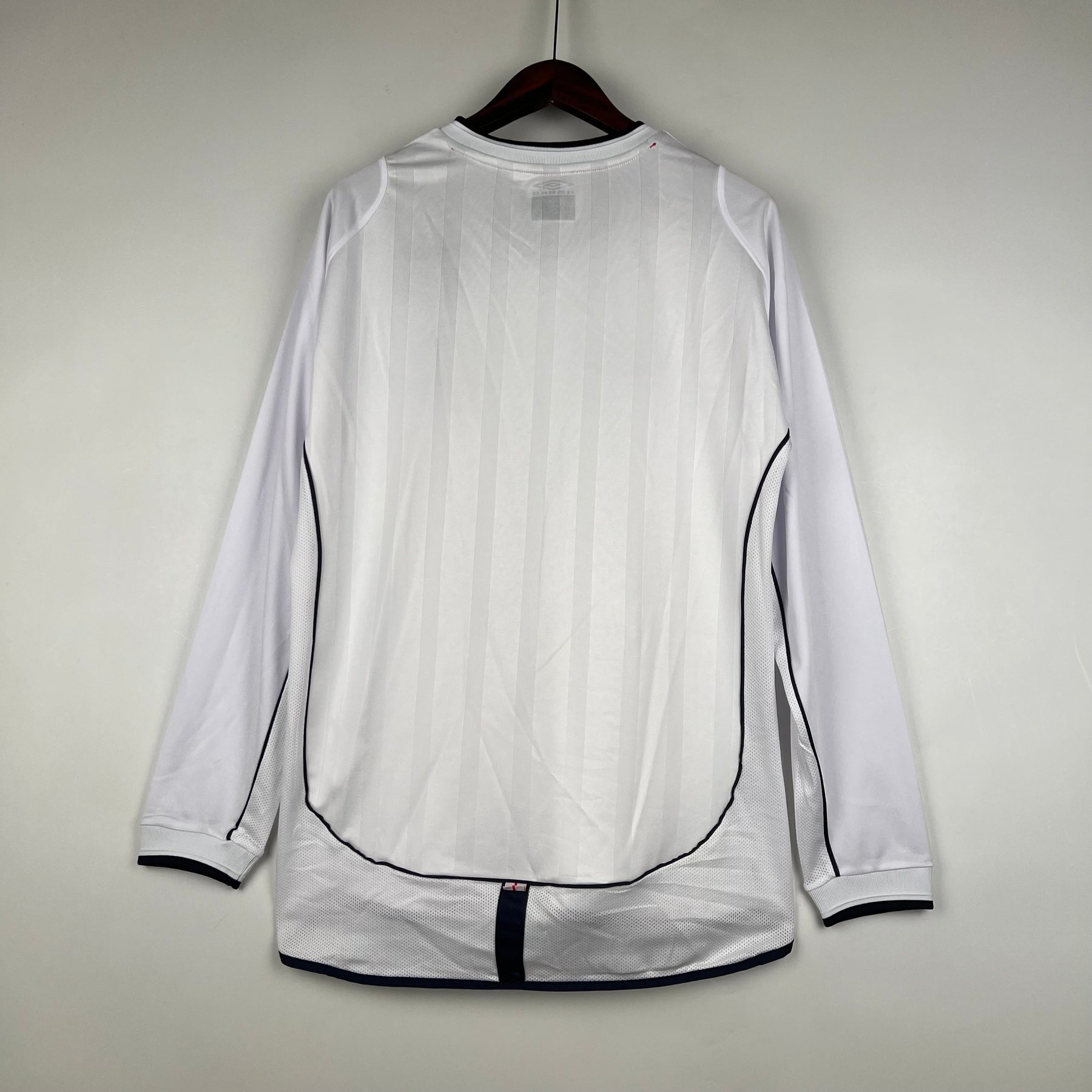 CAMISA RETRÔ INGLATERRA HOME MANGA LONGA 2002