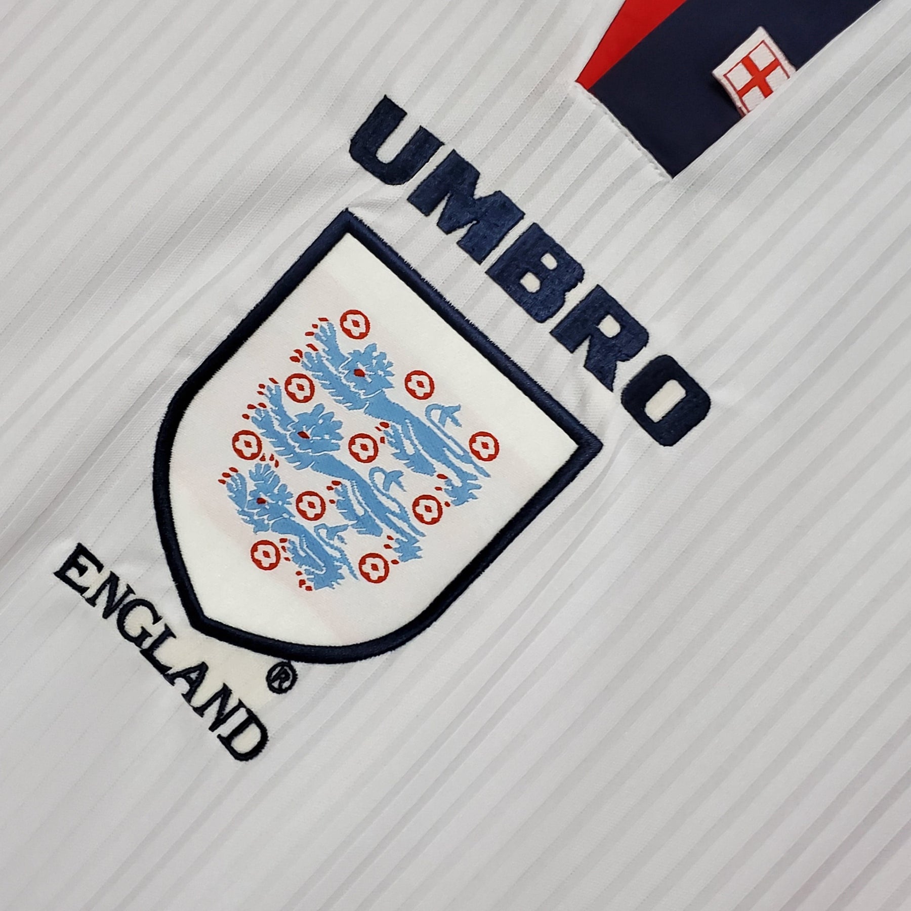 Camisa Inglaterra 98 - Versão Retrô Manga Longa