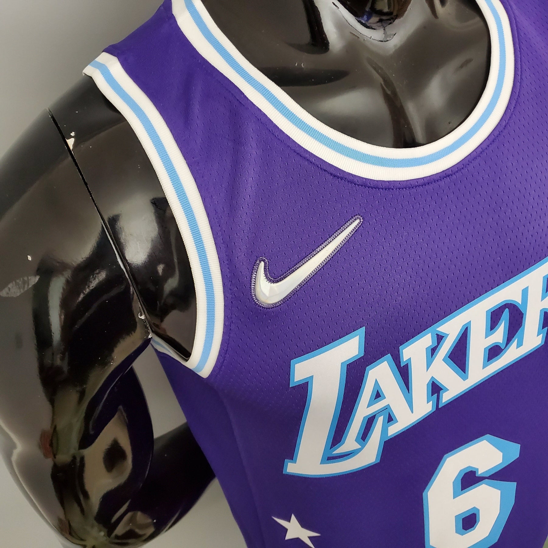 Camisa NBA Lakers #6 James City Edition Purple - 23/24