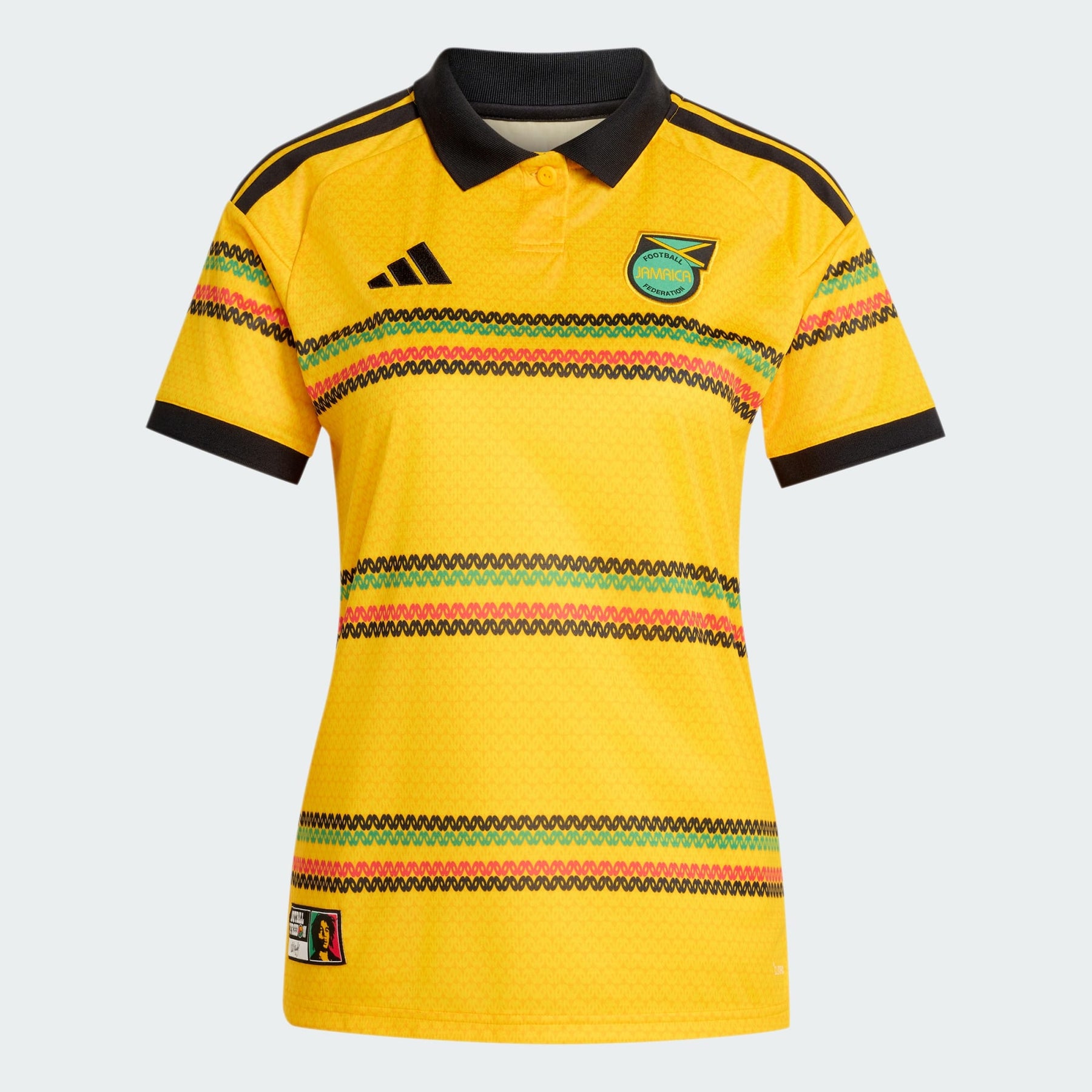 Camisa Feminina Adidas Jamaica 2026/27 Bob Marley