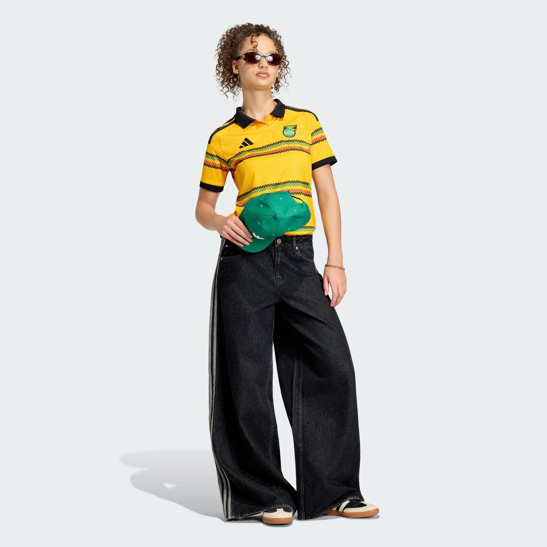 Camisa Feminina Adidas Jamaica 2026/27 Bob Marley