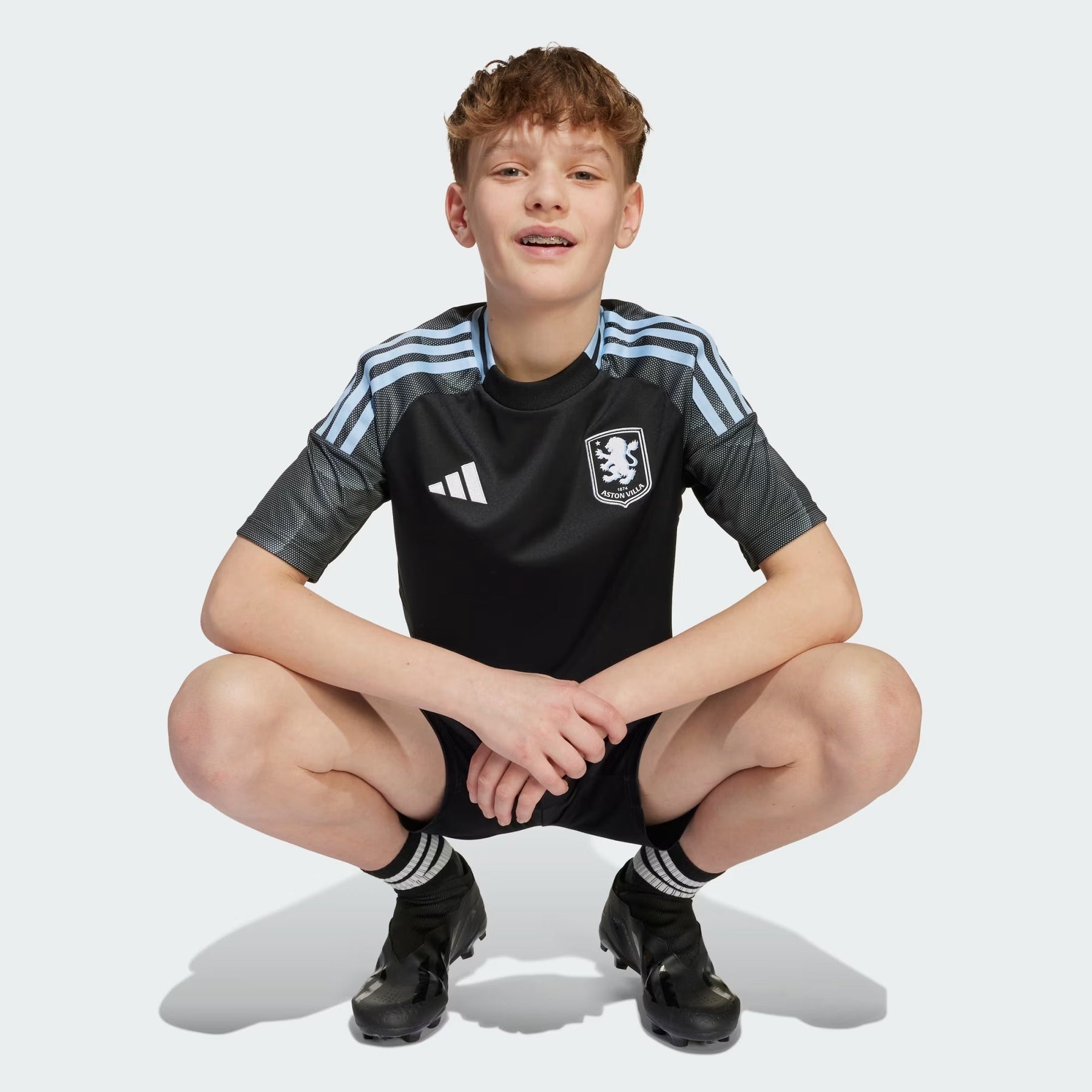 Conjunto Infantil Adidas Aston Villa 2025/26 II