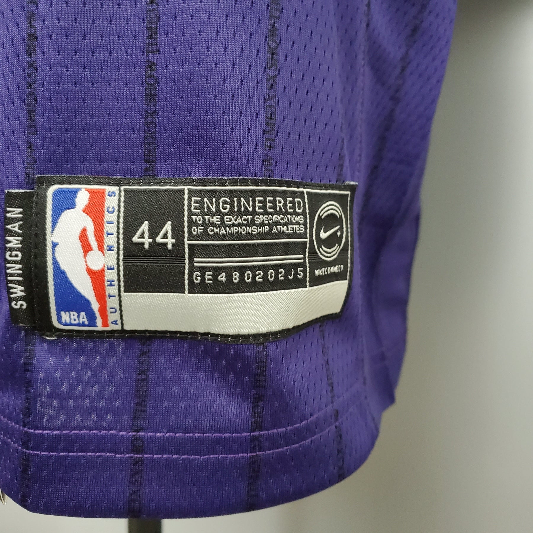 Camisa NBA Lakers #23 James Purple Stripe - 23/24