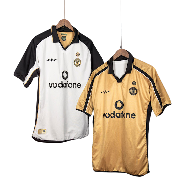 Camisa Manchester United Edição 100 Anos - DUPLA FACE - Masculina Versão Retrô
