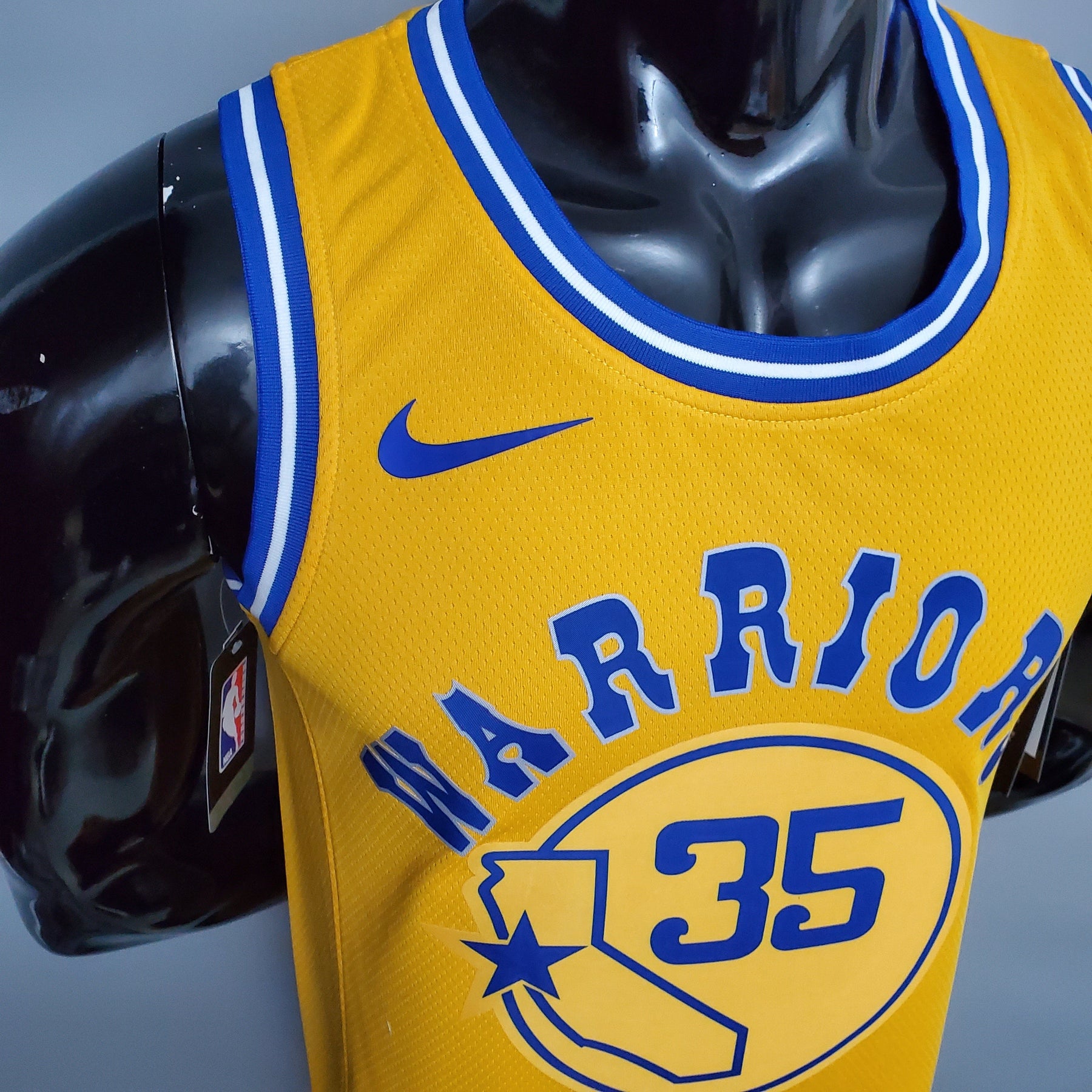 Camisa NBA Golden State Warriors #35 Durant - Retro Yellow