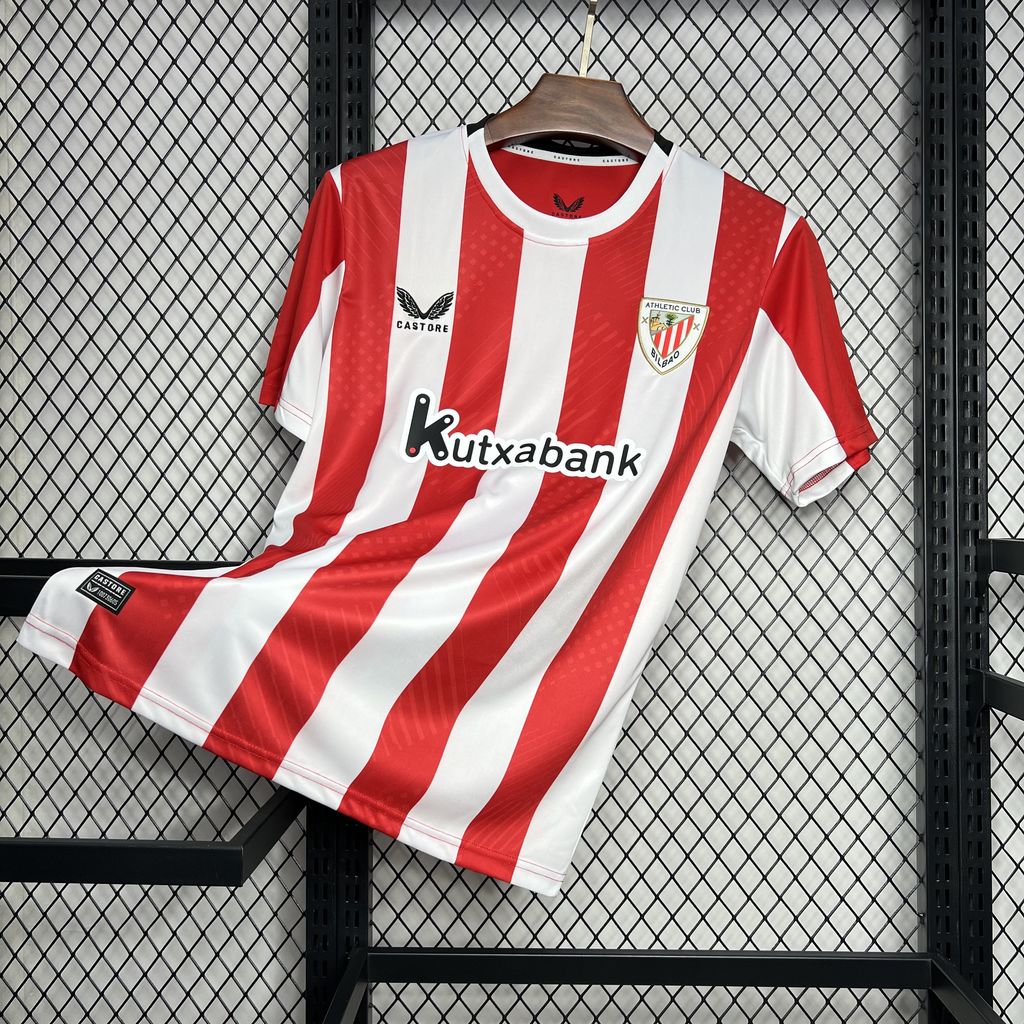 Camisa Athletic Bilbao Titular 24/25 - Versão Torcedor