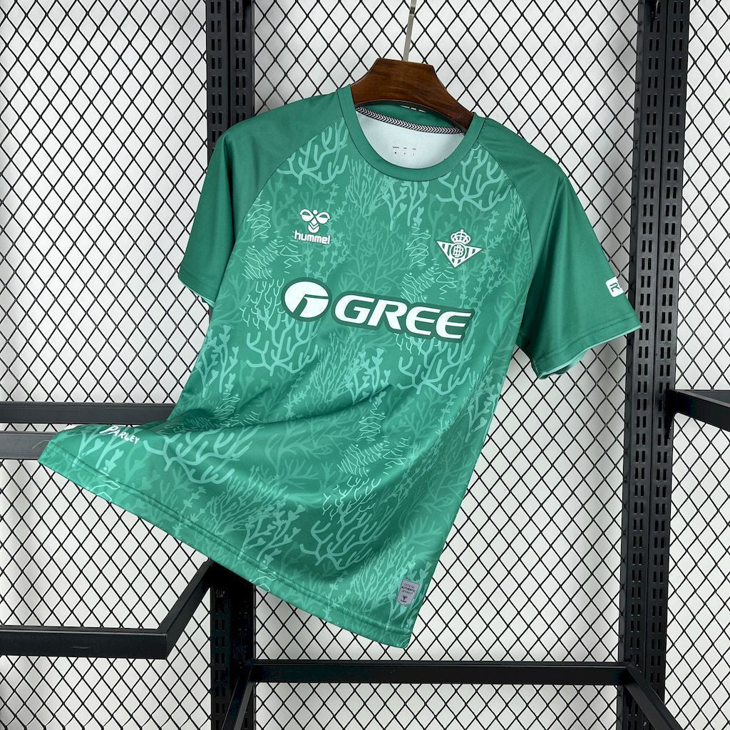 Camisa Betis Seaweed Theme 24/25 - Torcedor Masculina
