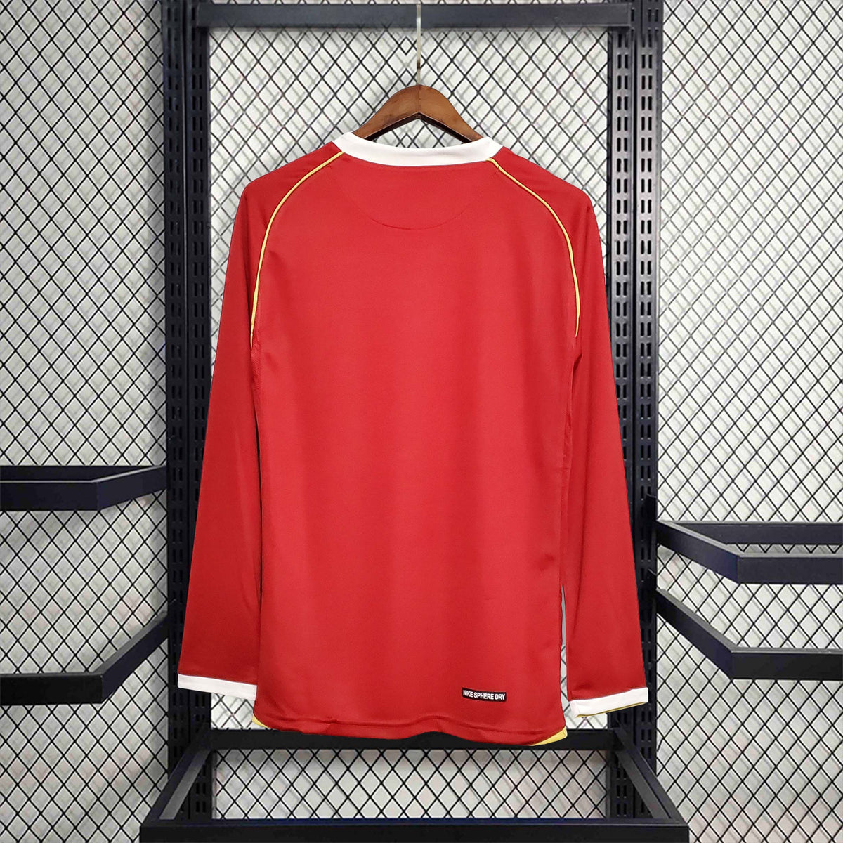 Camisa Manchester United Home 2006 - Versão Retrô Manga Longa