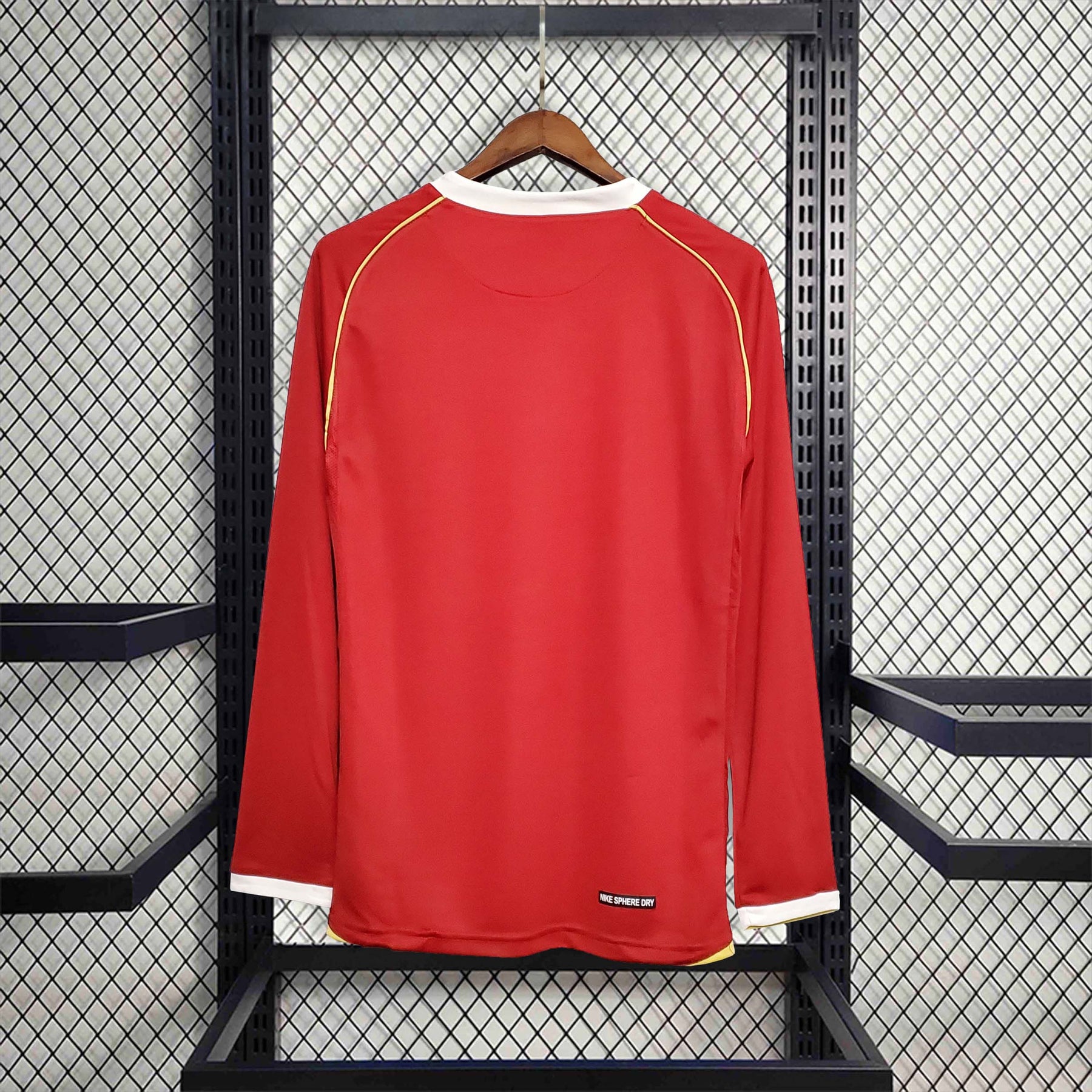 Camisa Manchester United Home 2006 - Versão Retrô Manga Longa