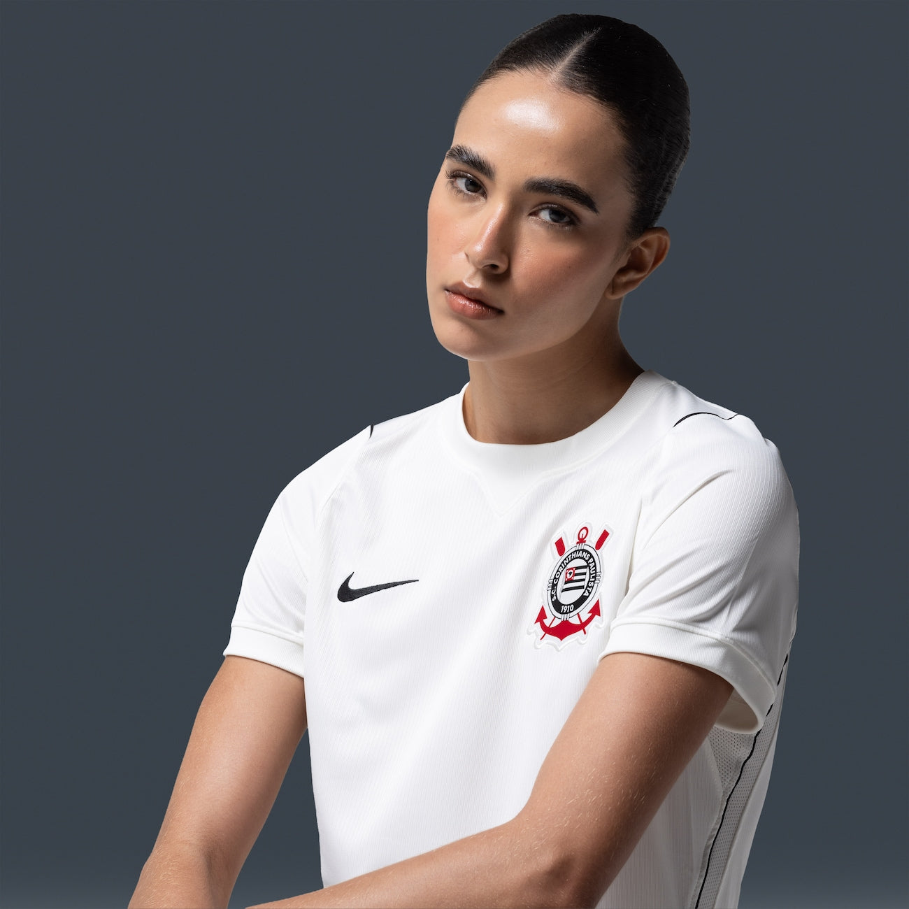 Camisa Feminina Nike Corinthians 2026/27 Home Torcedora