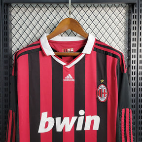 Camisa Milan Home 2009/10 - Versão Retrô Manga Longa