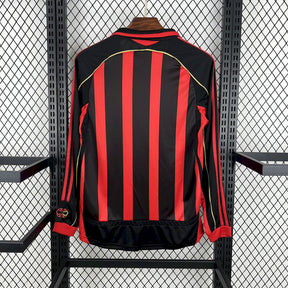 Camisa Milan Titular 06/07 - Versão Retro Manga Comprida