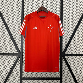 Camisa Cruzeiro Treino vermelha 24/25 - Versão Torcedor