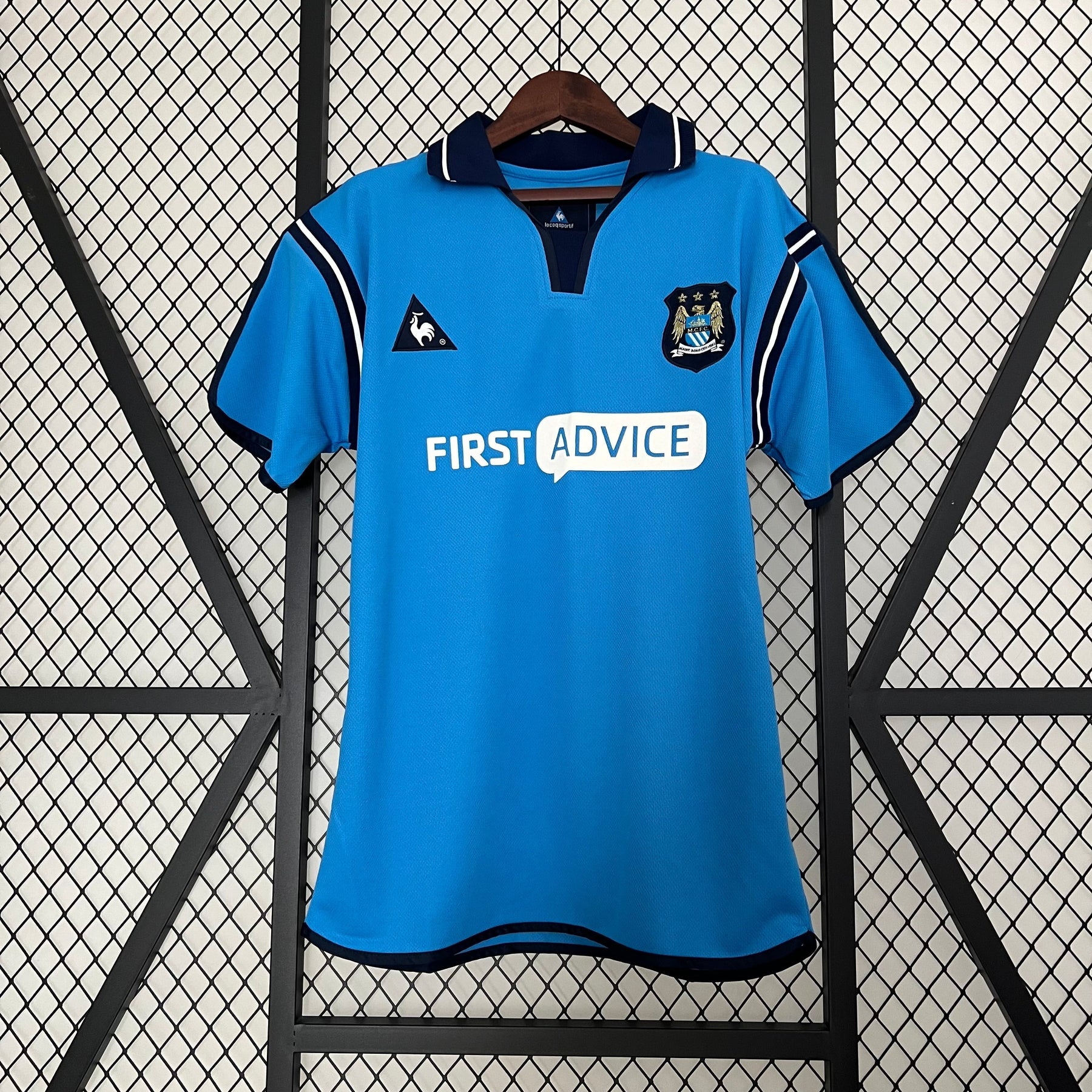 CAMISA MANCHESTER CITY RETRÔ HOME 02/03
