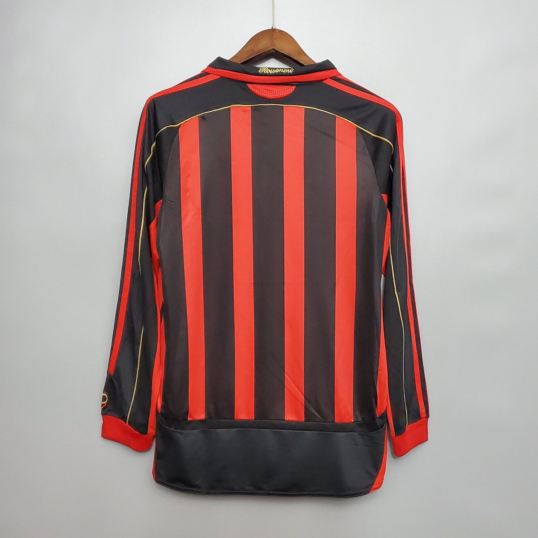 Camisa Milan Titular 06/07 - Versão Retrô Manga Longa