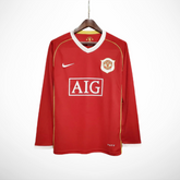 Camisa Manchester United Home 2006 - Versão Retrô Manga Longa