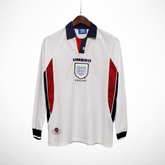 Camisa Inglaterra 98 - Versão Retrô Manga Longa