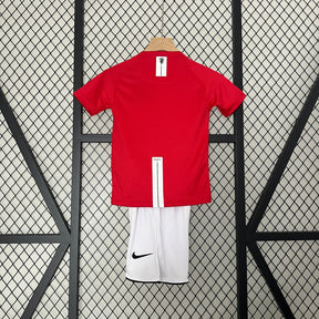 KIT INFANTIL RETRÔ MANCHESTER UNITED HOME 08/09