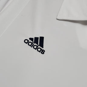 CAMISA REAL MADRID MANGA LONGA RETRÔ HOME 2002