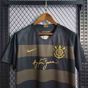 Camisa Corinthians II 18/19 Ayrton Senna - Versão Retrô