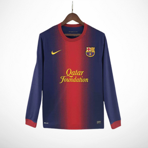 Camisa Barcelona Titular 12/13 - Versão Retrô Manga Longa