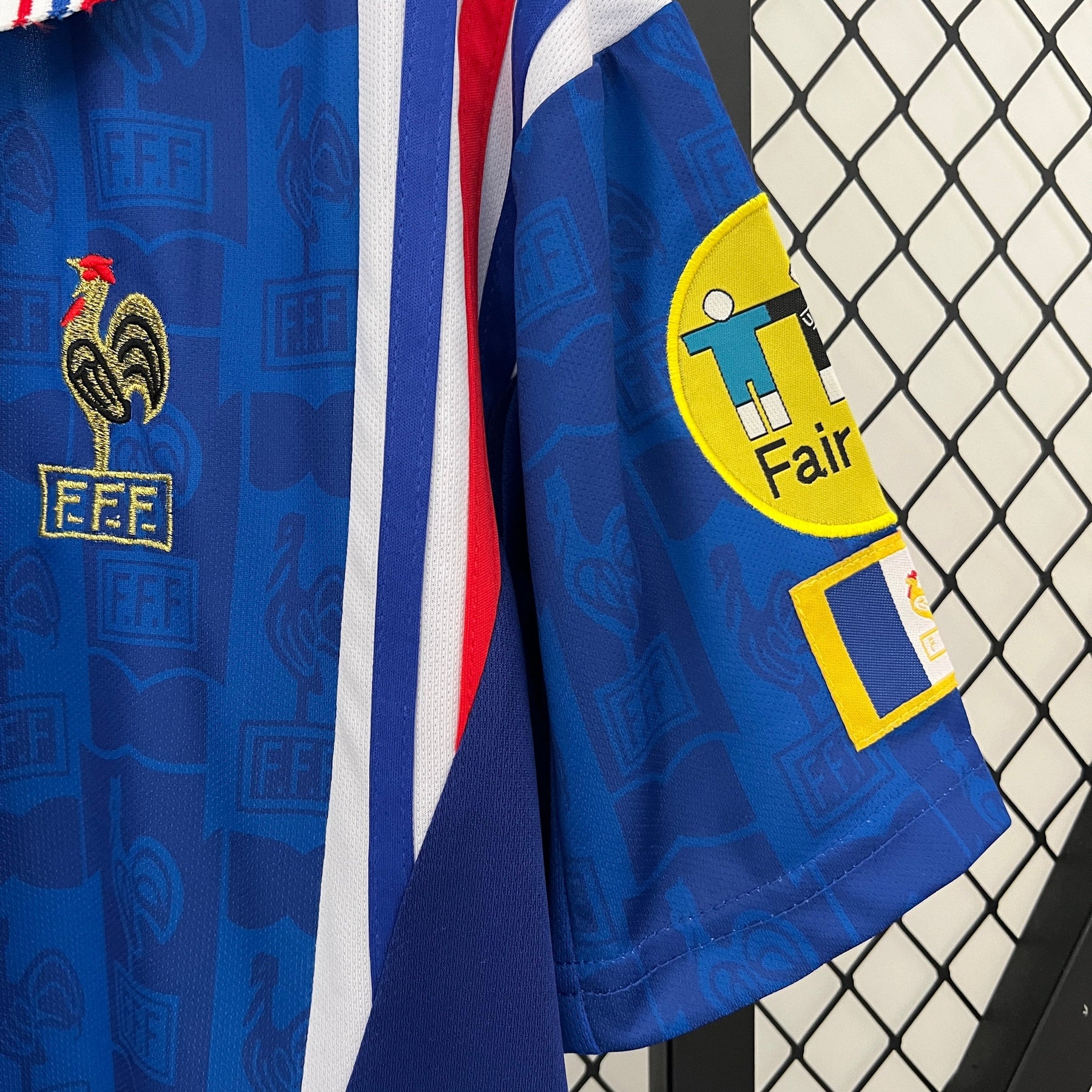 CAMISA RETRÔ FRANÇA HOME 1996