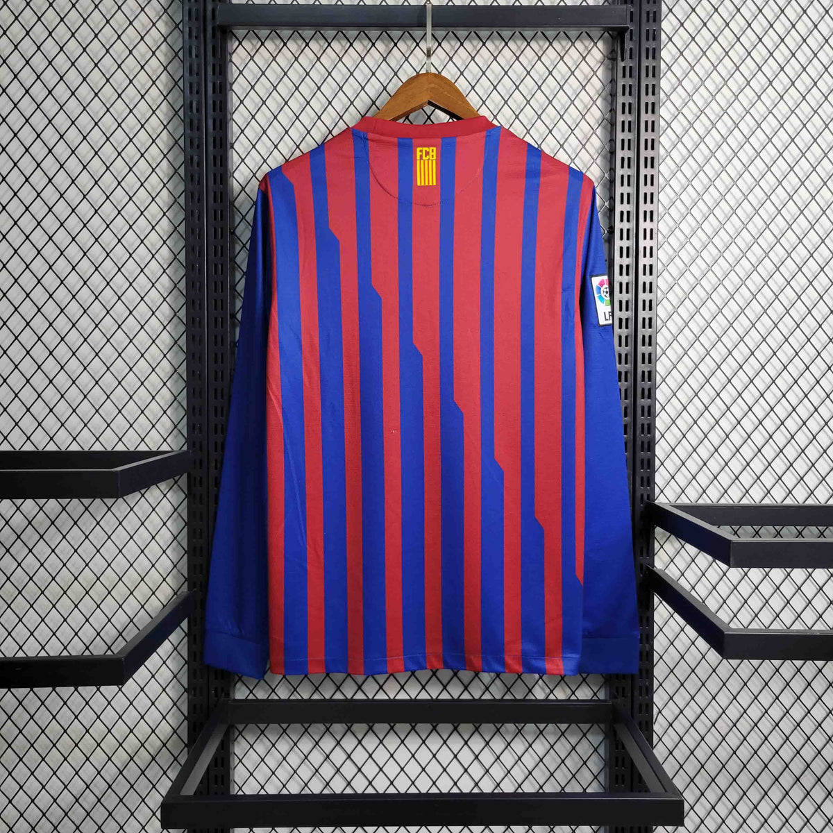 Camisa Barcelona Titular 11/12 - Versão Retrô Manga Longa