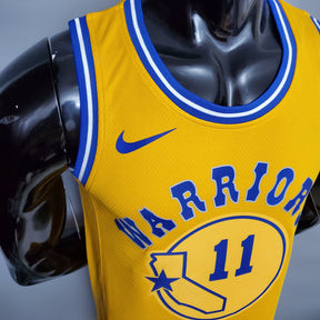 Camisa NBA Golden State Warriors #11 Thompson - Retro Yellow