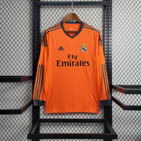 CAMISA REAL MADRID MANGA LONGA RETRÔ AWAY 13/14