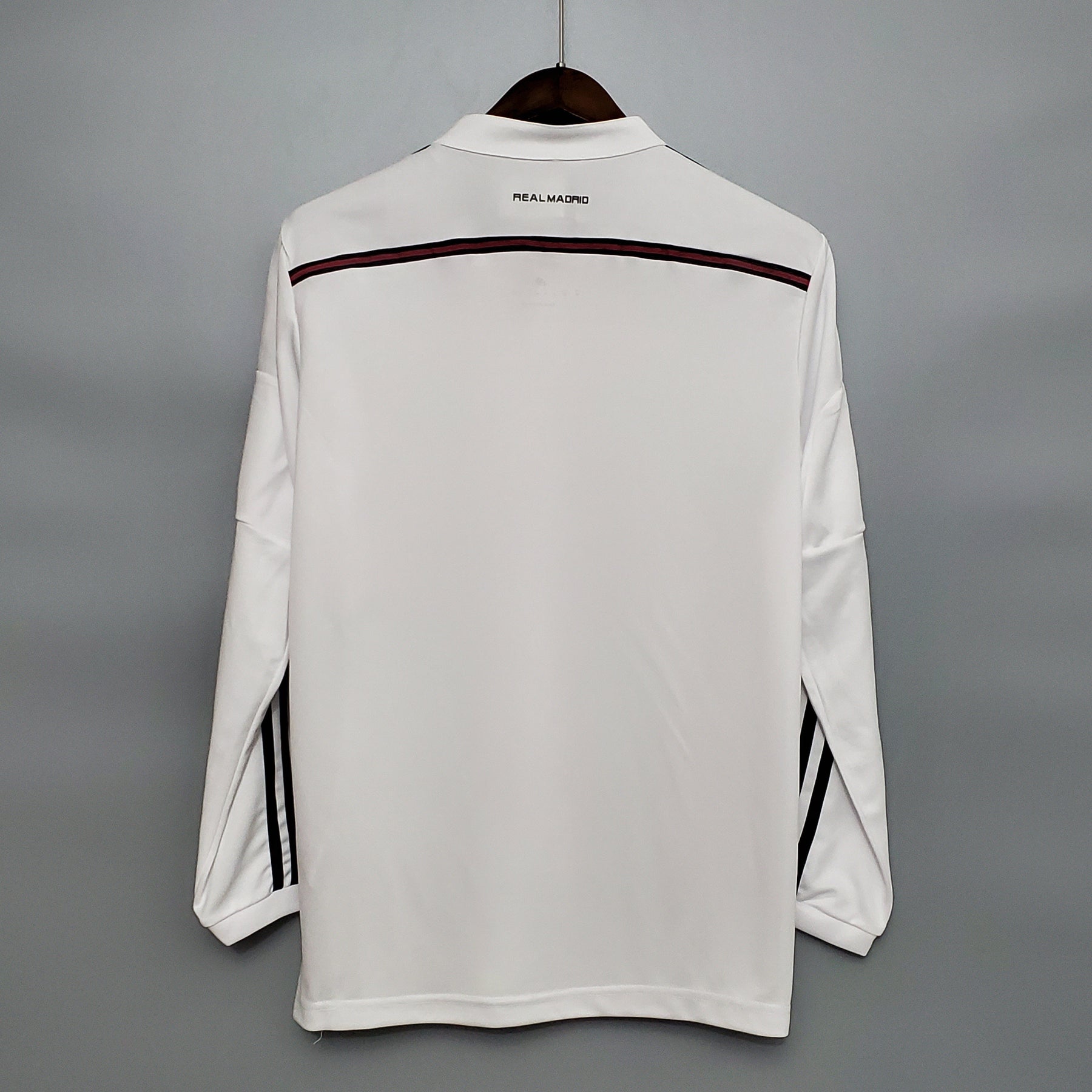 CAMISA REAL MADRID MANGA LONGA RETRÔ HOME 14/15