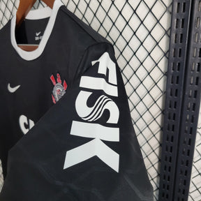 Camisa Retrô Timao  2012/13 RESERVA PRETA CAIXA