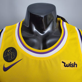 Camisa NBA Lakers #24 Bryant Commemorative Yellow - 23/24
