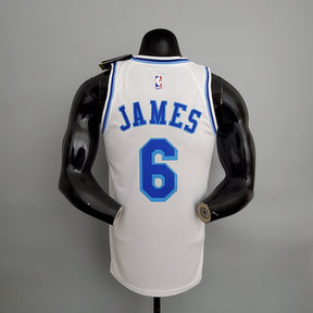 Camisa NBA Lakers #6 James Latin Night White - 23/24