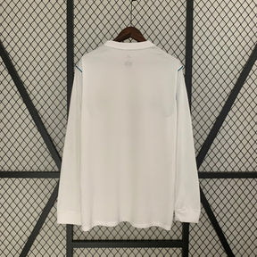 CAMISA REAL MADRID MANGA LONGA RETRÔ HOME 17/18