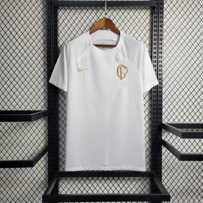 Camisa Corinthians Treino 23/24 - Nike Torcedor Masculina - Branco