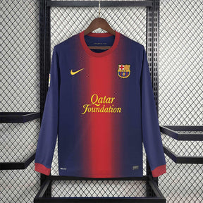Camisa Barcelona Titular 12/13 - Versão Retrô Manga Longa