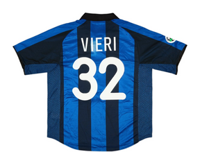 Camisa Retrô Inter de Milão 2001/02 Titular Azul/Preta