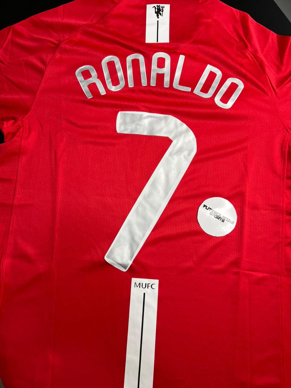 Camisa Retrô Manchester United 2007/08 Edição Champions League