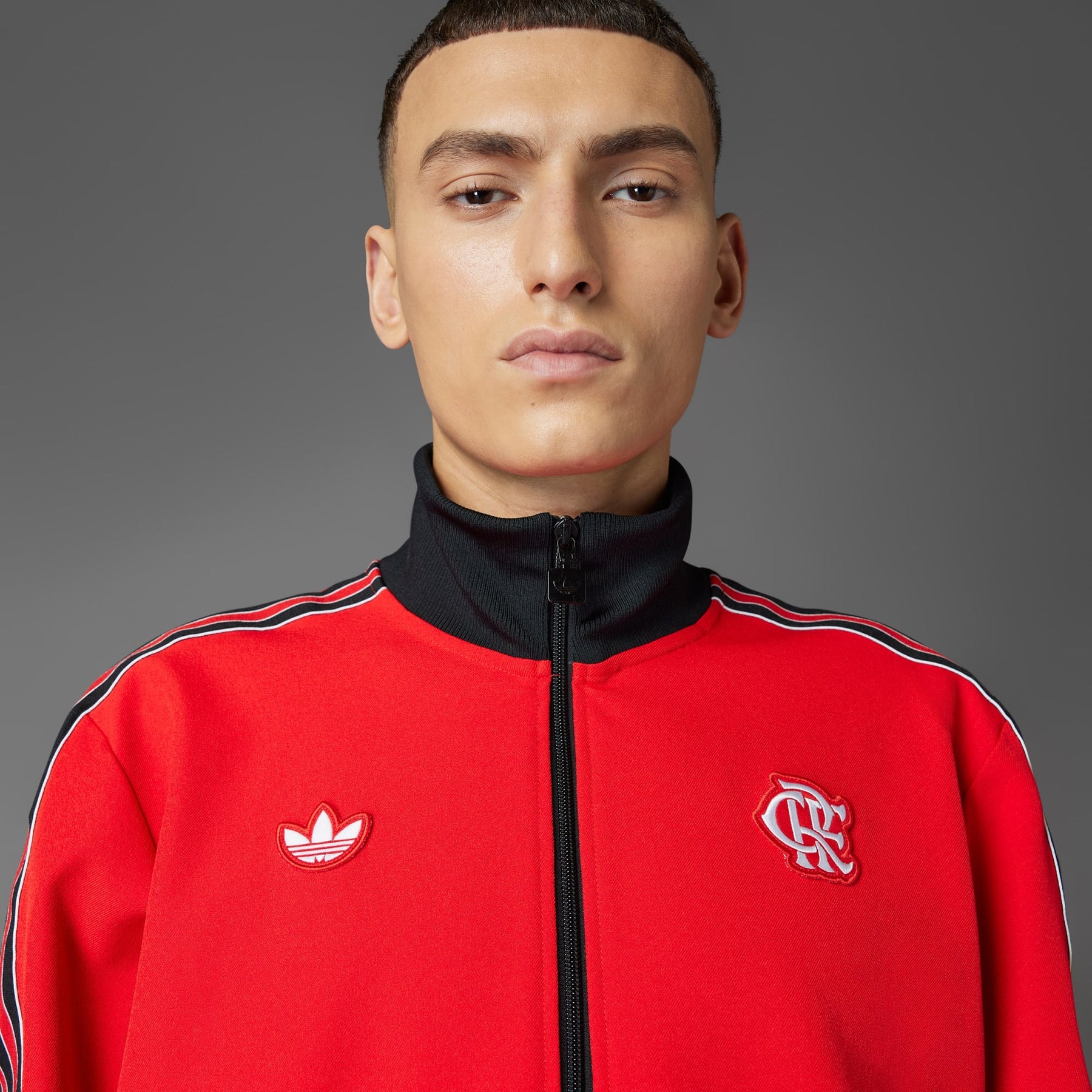 Jaqueta Icons CR Flamengo Vermelho Adidas