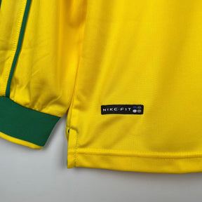 CAMISA RETRÔ MANGA LONGA BRASIL HOME 97/98