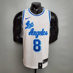 Camisa NBA Lakers #8 Bryant Retro Night White - 23/24